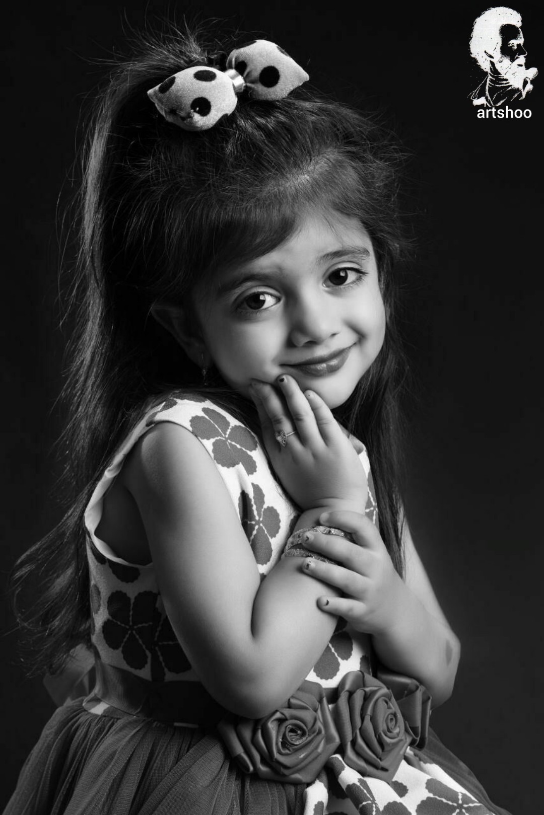 مدل کودک سیاه قلم